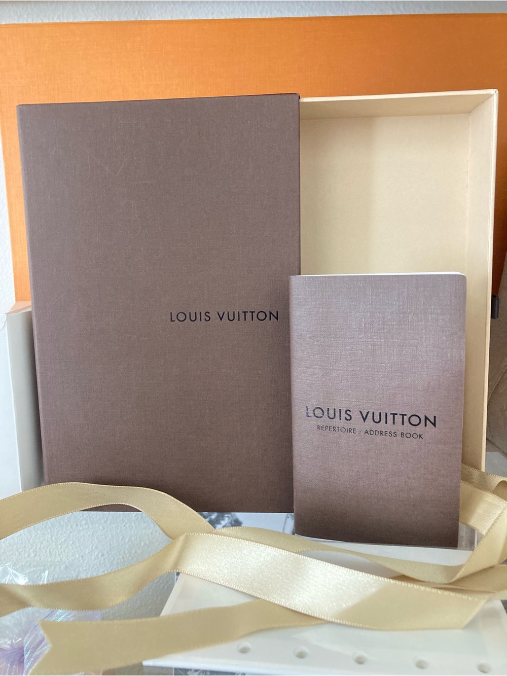Louis Vuitton Brown Address Book Repertoire